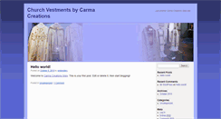 Desktop Screenshot of churchvestments.carmacreations.com
